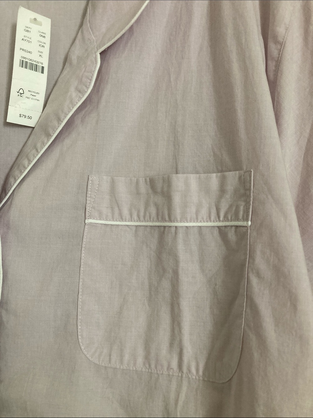 JCrew end on end cotton pajama set - Picture 3 of 8